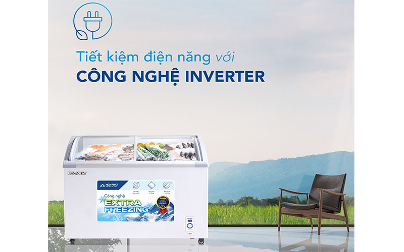 Công nghệ Inverter của Tủ đông trưng bày Inverter Hòa Phát HSF-AD8280.C1