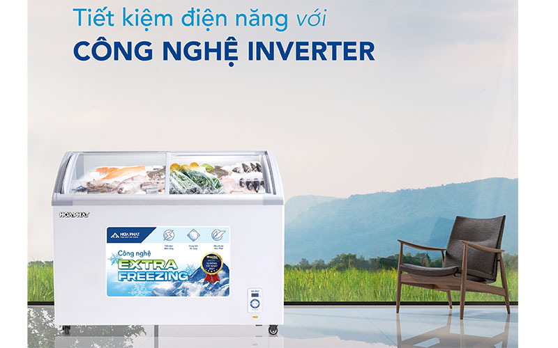 Công nghệ Inverter của Tủ đông trưng bày Inverter Hòa Phát HSF-AD8451.C1