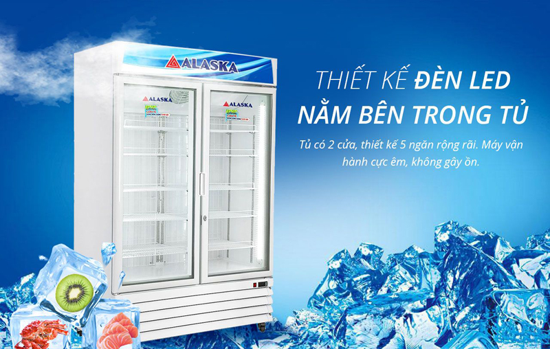 Tủ đông đứng Alaska IF-700G2  - Hàng chính hãng