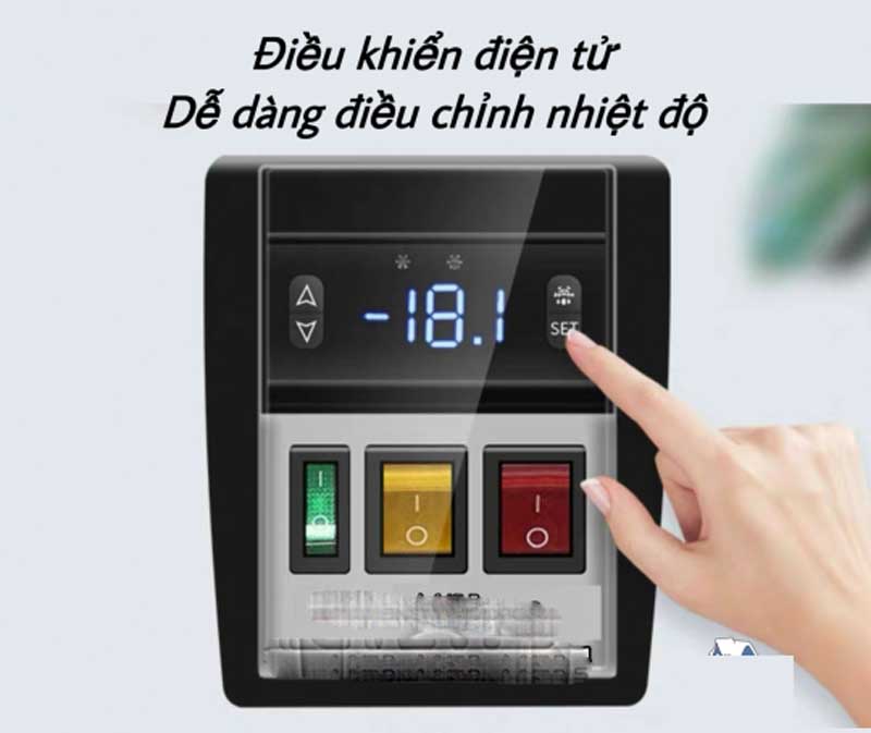 Tủ đông trưng bày kem Snow Village BL-1.0 - Hàng chính hãng