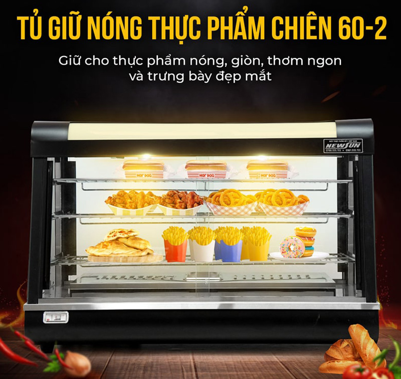 Tủ giữ nóng thức ăn Newsun HW-60-2 - Hàng chính hãng