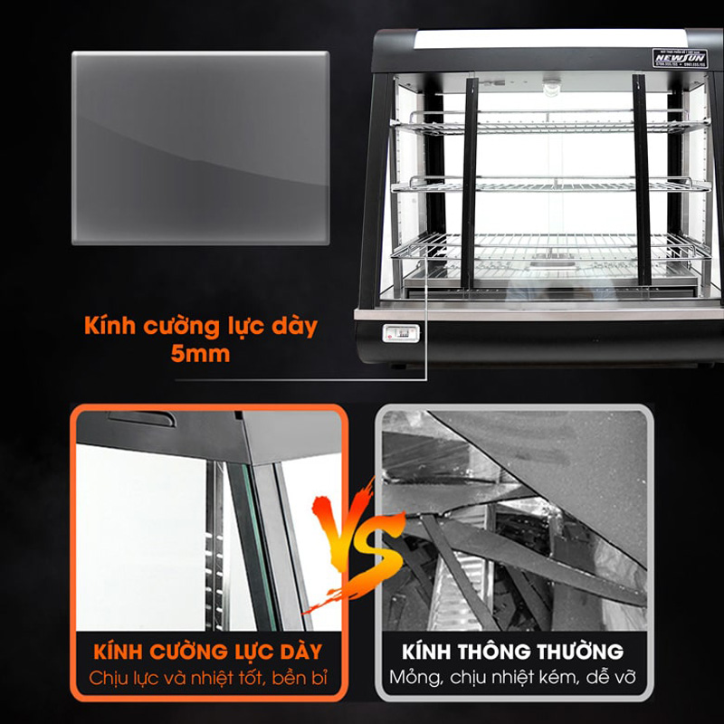 Tủ giữ nóng thức ăn Newsun HW-60-3 - Hàng chính hãng