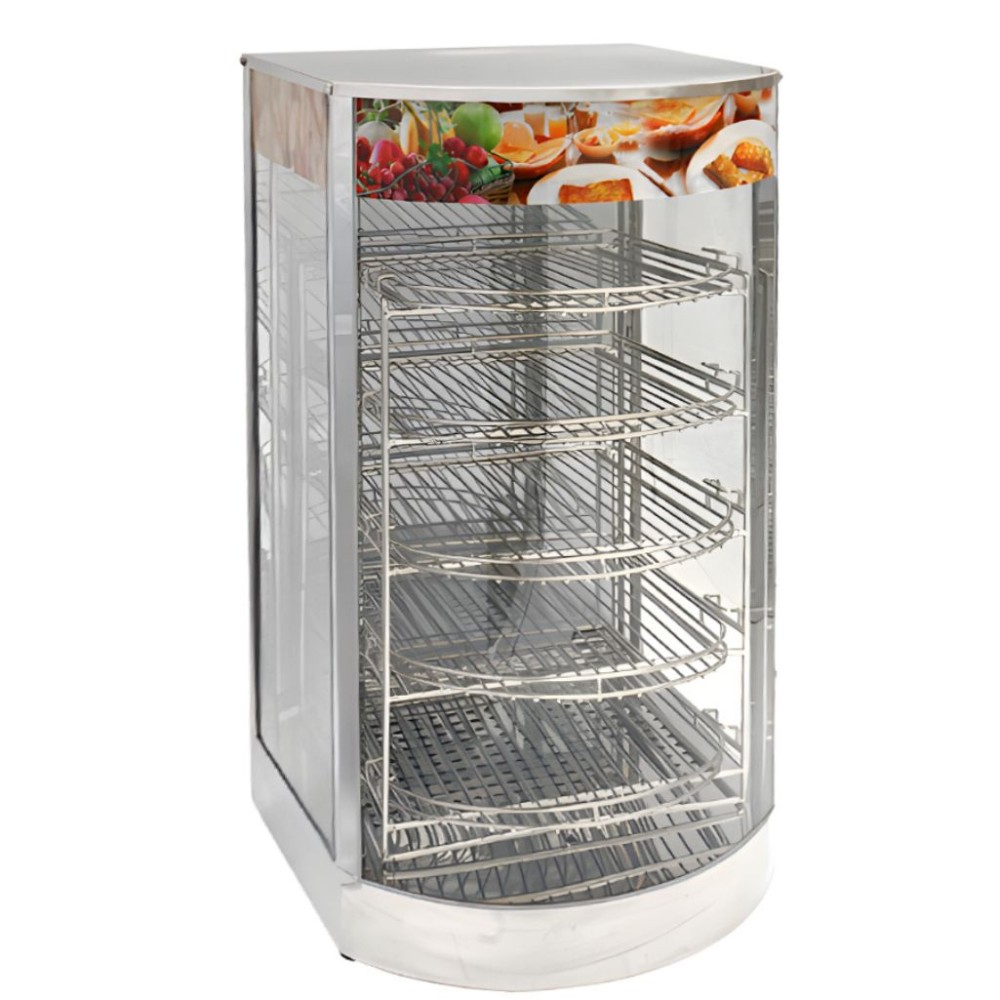 Tủ được làm từ thép không gỉ và kính cường lực trong suốt