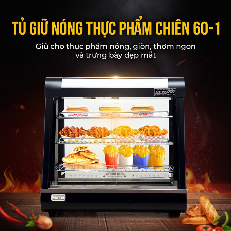 Tủ giữ nóng thực phẩm Newsun HW-60-1 - Hàng chính hãng