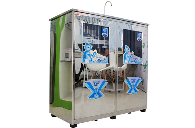 Tủ inox máy lọc nước Mutosi TUBCN - Hàng chính hãng