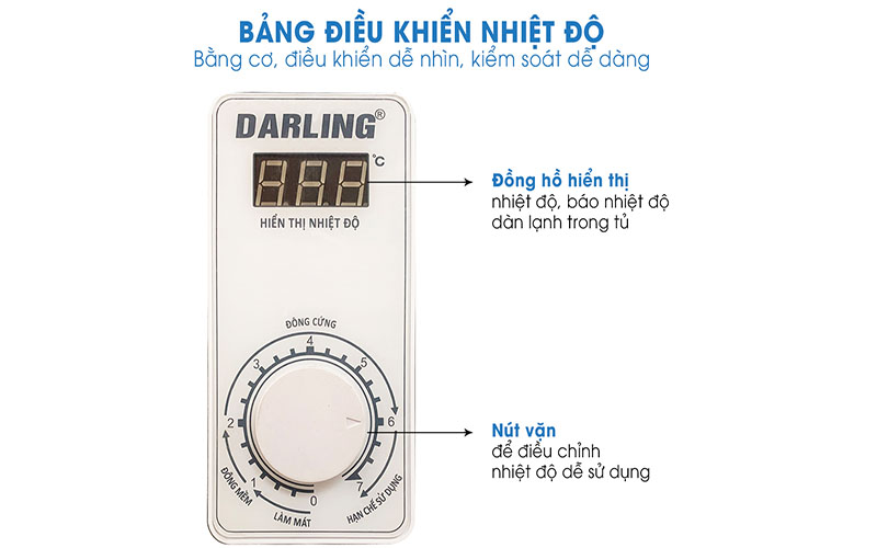 Tủ đông trưng bày Darling DMF-3579AEK - Hàng chính hãng