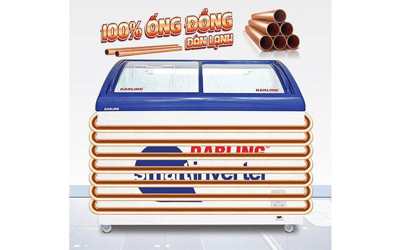 Tủ kem thông minh Darling Inverter DMF-3079ASKI - Hàng chính hãng