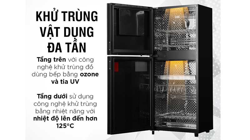 Chức năng khử khuẩn của Tủ khử khuẩn chén bát Kieler KL-TC520