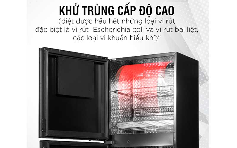 Chức năng khử khuẩn của Tủ khử khuẩn chén bát Kieler KL-TC520