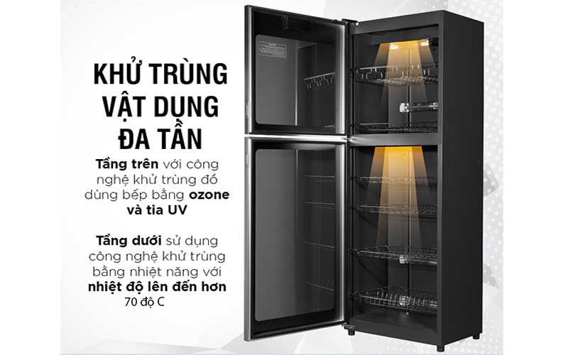 Tủ khử khuẩn chén bát Kieler KL-TC575 - Hàng chính hãng