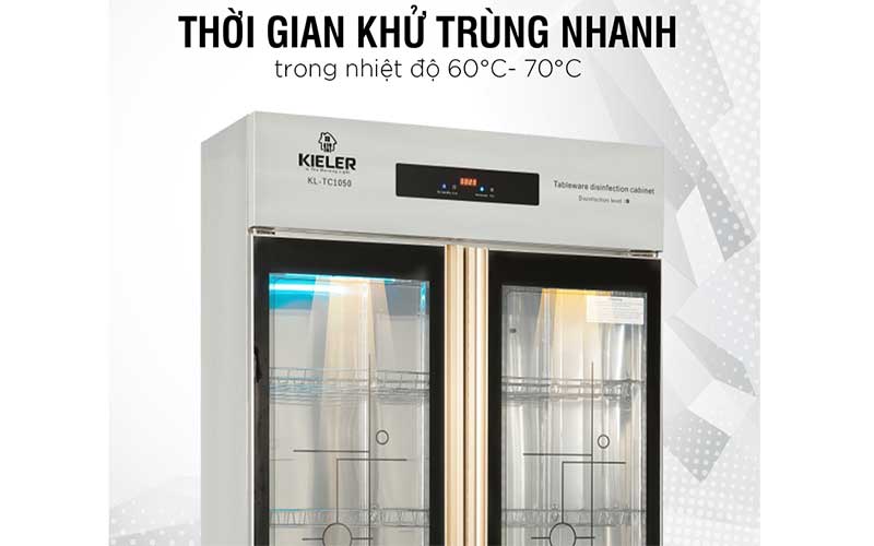 Tủ khử khuẩn chén bát nhà hàng Kieler KL-TC1050 - Hàng chính hãng
