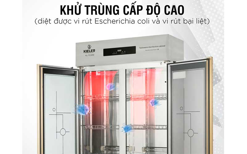 Tủ khử khuẩn chén bát nhà hàng Kieler KL-TC1050 - Hàng chính hãng
