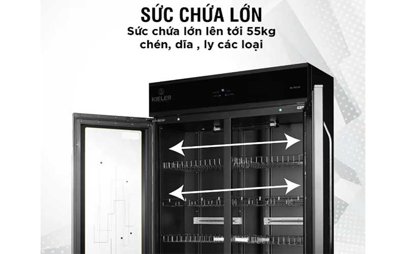 Tủ khử trùng chén bát nhà hàng Kieler KL-TK122 - Hàng chính hãng