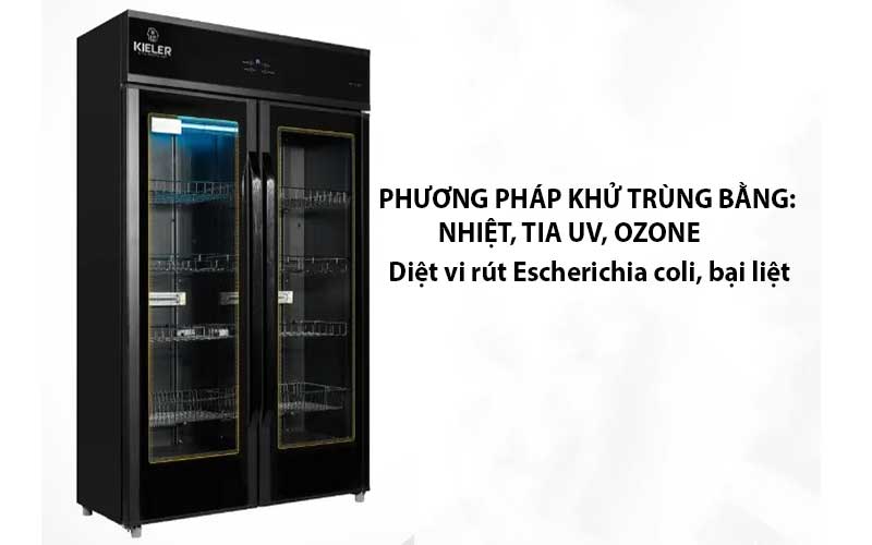 Tủ khử trùng chén bát nhà hàng Kieler KL-TK122 - Hàng chính hãng