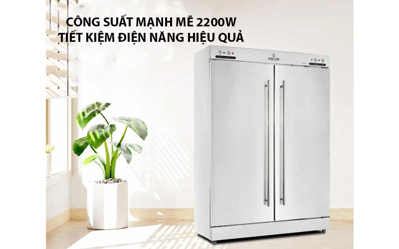 Công suất của Tủ khử trùng chén bát nhà hàng Kieler KL-TK132