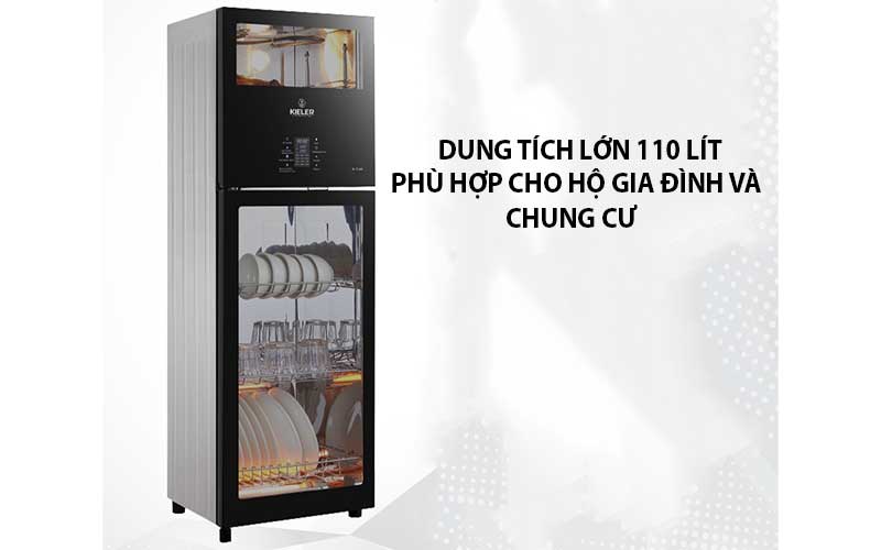 Tủ tiệt trùng kết hợp lò nướng Kieler KL-TL465 - Hàng chính hãng
