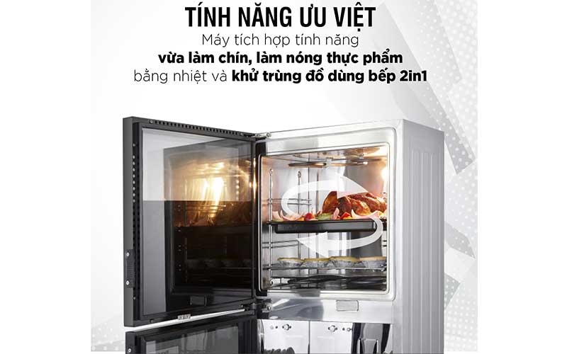 Tủ tiệt trùng kết hợp lò nướng Kieler KL-TL465 - Hàng chính hãng