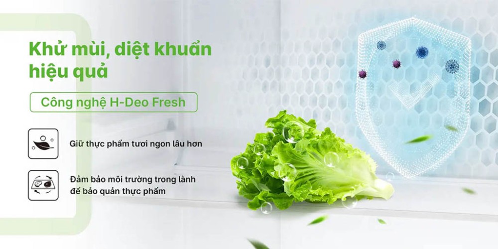 Tủ lạnh Aqua inverter 455 lít AQR-TA518FA(GL)U1 - Hàng chính hãng
