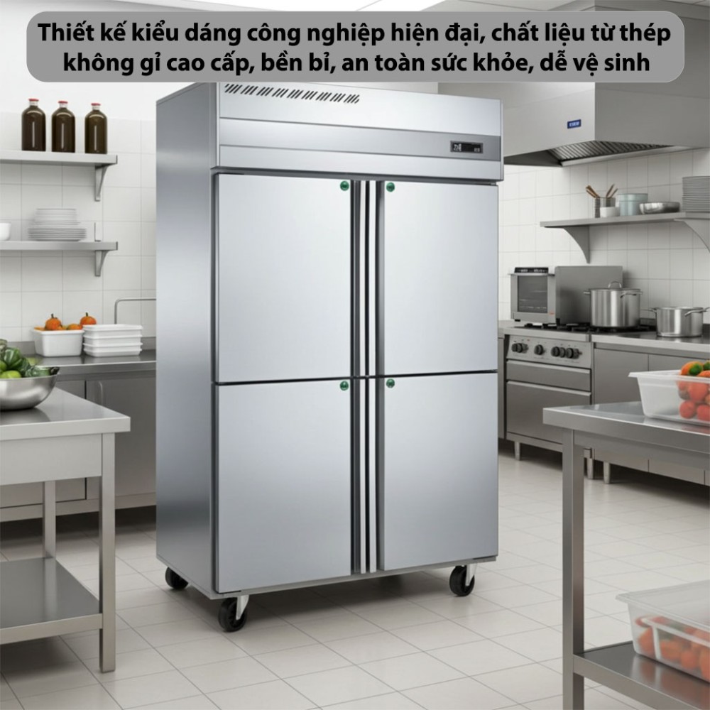 Tủ lạnh 4 cánh CVSA SPFD-1050-S1000SW - Hàng chính hãng