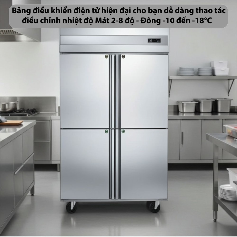 Tủ lạnh 4 cánh CVSA SPFD-1050-S1000SW - Hàng chính hãng