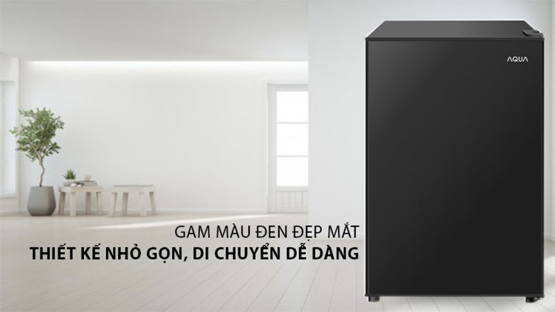 Tủ lạnh Aqua 90 lít AQR-D100FA(BS) - Hàng chính hãng