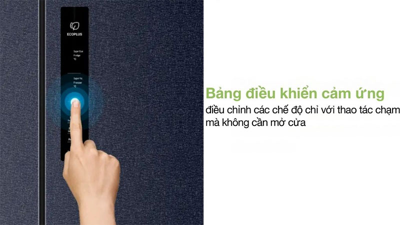 Tủ lạnh Aqua Inverter 410 lít Multi Door AQR-M466XA(CBC) - Hàng chính hãng