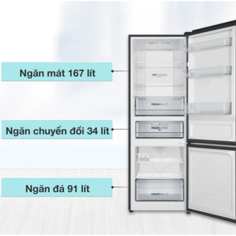 Tủ lạnh Aqua inverter 292 lít AQR-B360MA(SLB) - Hàng chính hãng