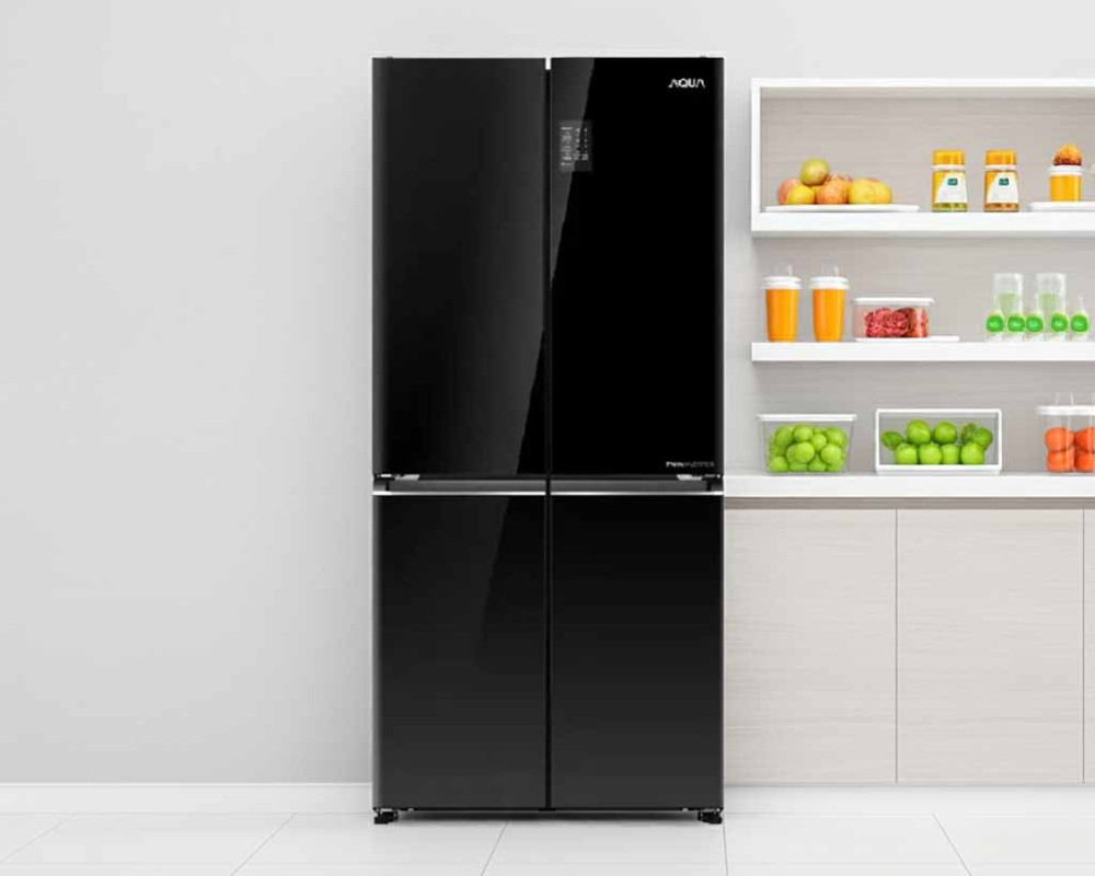Tủ lạnh Aqua inverter 469 lít Multi Door AQR-M536XA(GB) - Hàng chính hãng