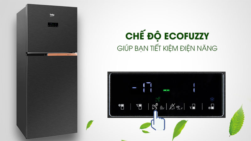 Tủ lạnh Beko Inverter 340 lít RDNT371E50VZK - Hàng chính hãng