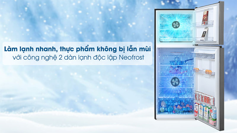 Tủ lạnh Beko Inverter 375 lít RDNT401E50VZDK - Hàng chính hãng