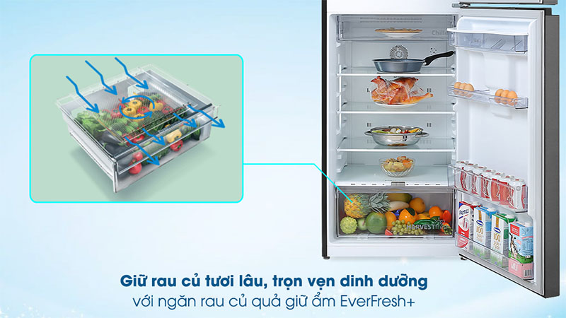 Tủ lạnh Beko Inverter 375 lít RDNT401E50VZDK - Hàng chính hãng