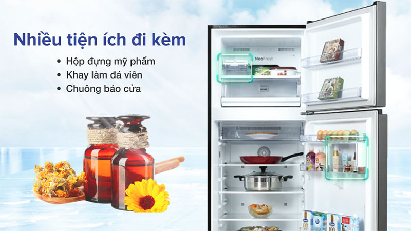 Tủ lạnh Beko Inverter 375 lít RDNT401I50VK - Hàng chính hãng