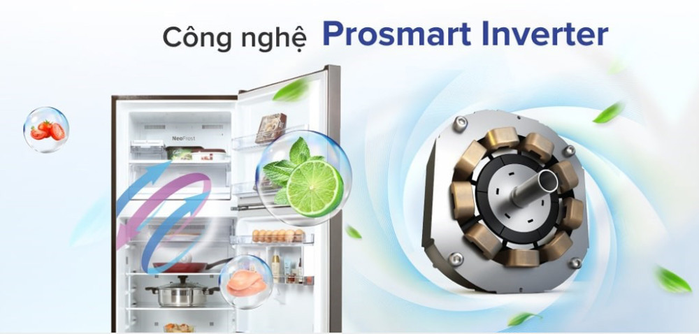 Tủ lạnh Beko Inverter 340 lít RDNT371I50VK - Hàng chính hãng