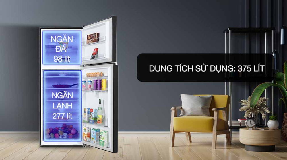 Tủ lạnh Beko inverter 375 lít RDNT401I50VHFSU - Hàng chính hãng
