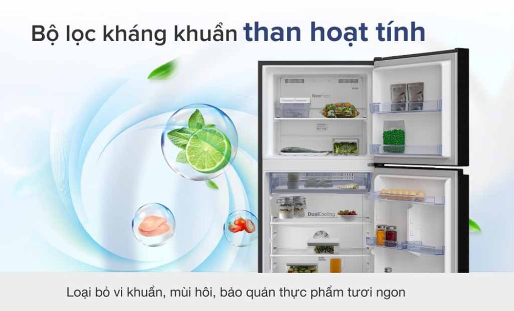 Tủ lạnh Beko inverter 375 lít RDNT401I50VHFSU - Hàng chính hãng