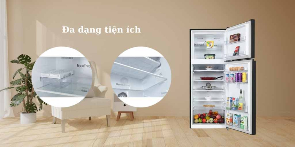 Tủ lạnh Beko inverter 375 lít RDNT401I50VHFSU - Hàng chính hãng