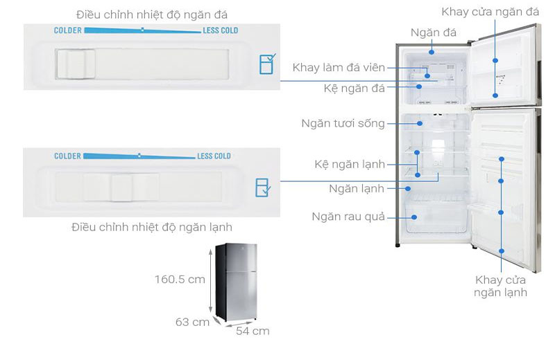 Tủ lạnh Electrolux ETB2802J-A - Hàng chính hãng