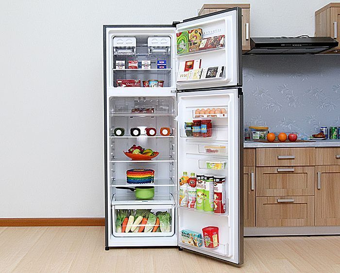 Những ngăn chứa thức ăn của tủ lạnh Electrolux ETE-3500BG