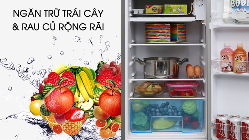 Tủ lạnh Electrolux ETE5720B-G - Hàng chính hãng