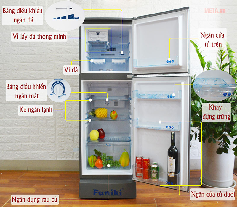Tủ lạnh Funiki FR-132CI - Hàng chính hãng