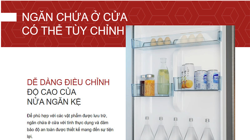 Tủ lạnh Hitachi HRTN6443SGBKVN - Hàng chính hãng