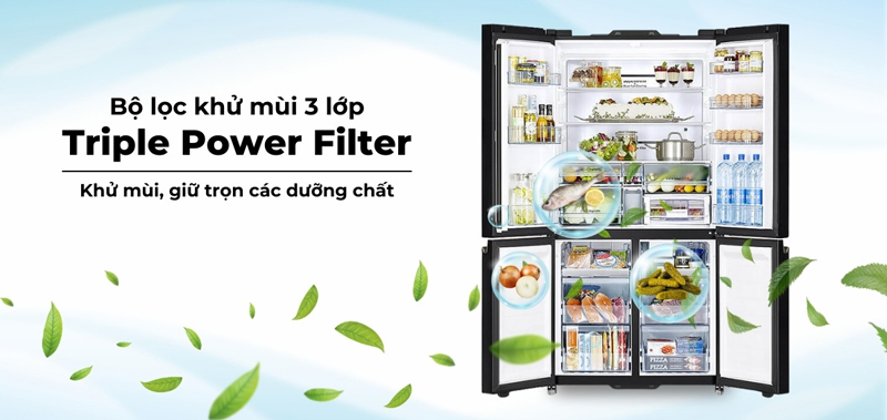 Tủ lạnh Hitachi Inverter R-WB640VGV0X MGW - Hàng chính hãng