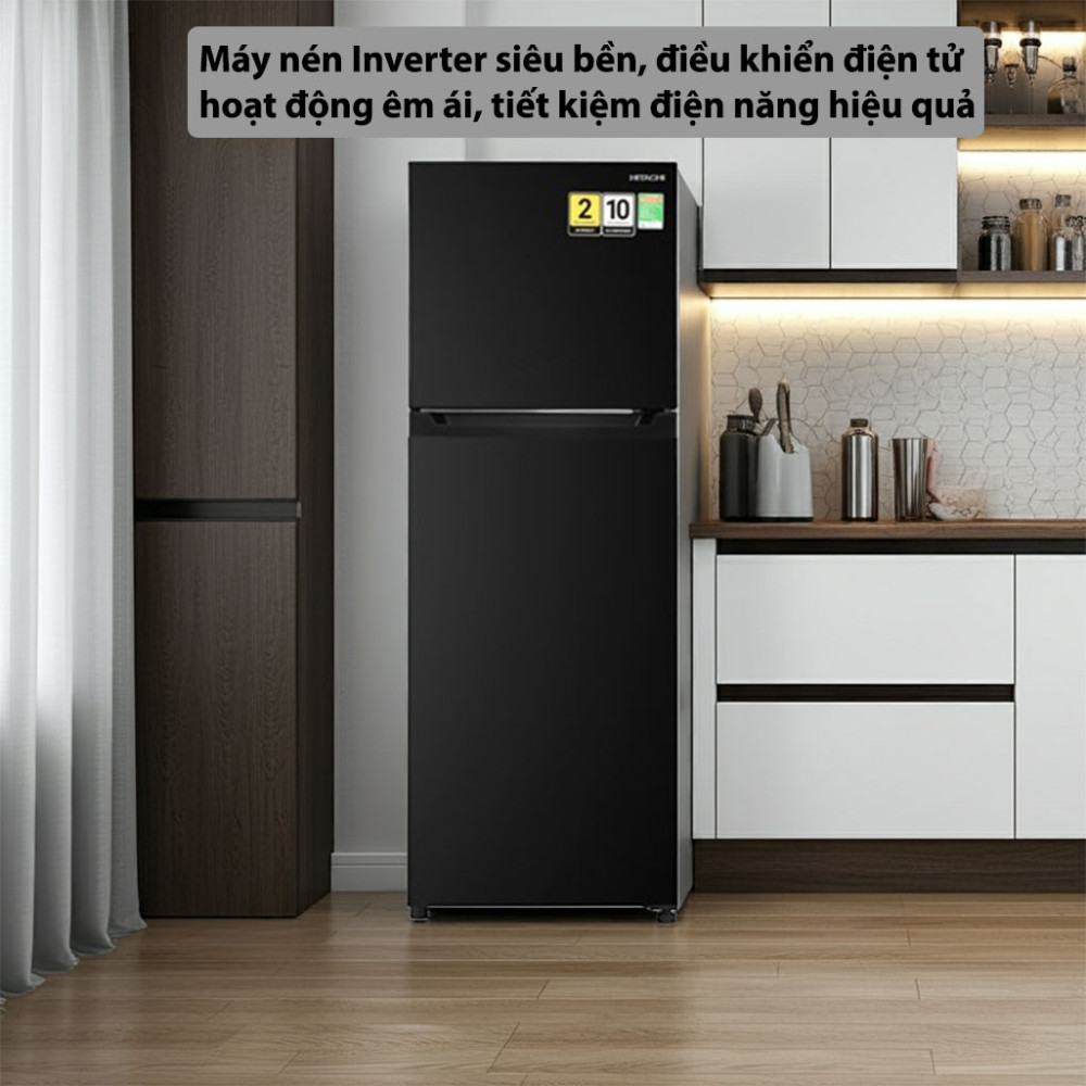 Tủ lạnh Hitachi Inverter 240 lít HRTN5255MFUVN - Hàng chính hãng