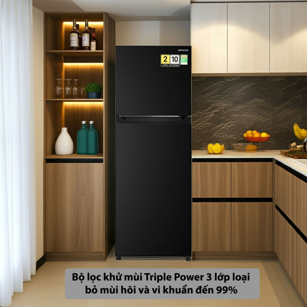 Tủ lạnh Hitachi Inverter 240 lít HRTN5255MFUVN - Hàng chính hãng