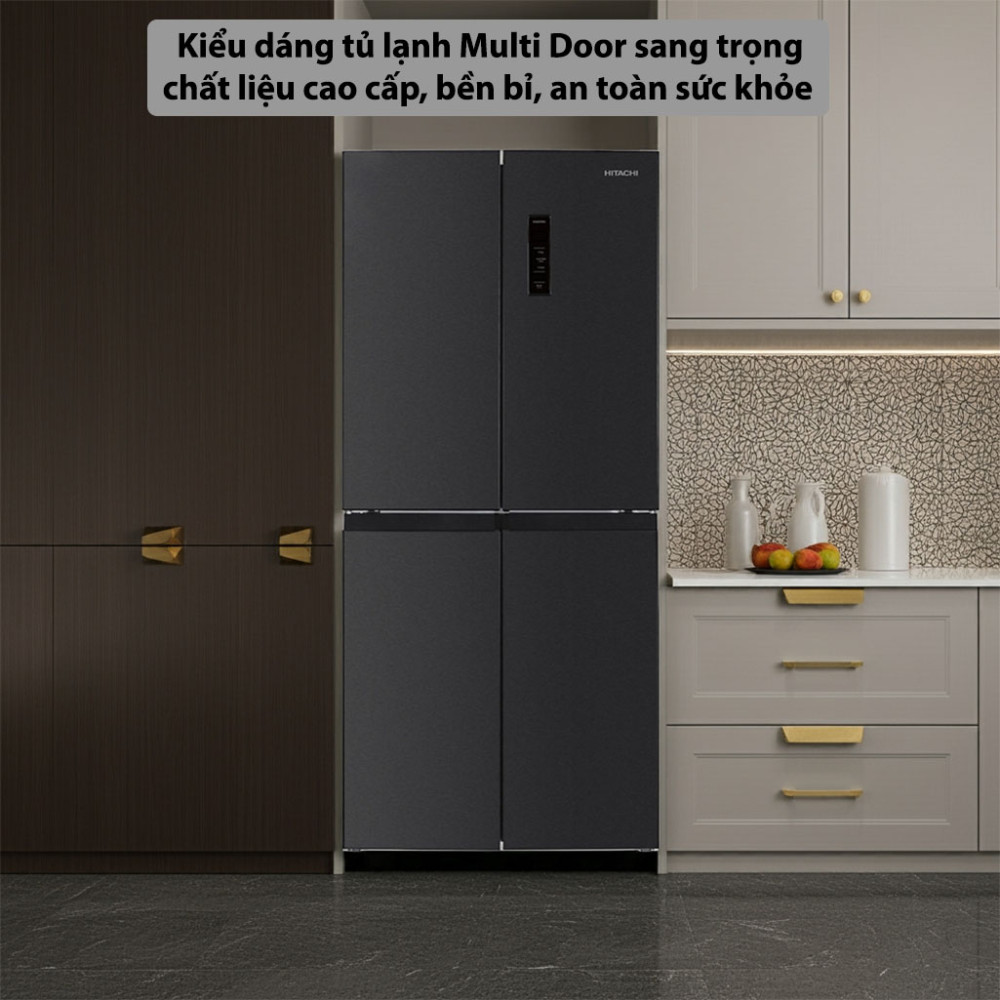 Tủ lạnh Hitachi Inverter 466 lít Multi Door HR4N7522DSDXVN - Hàng chính hãng