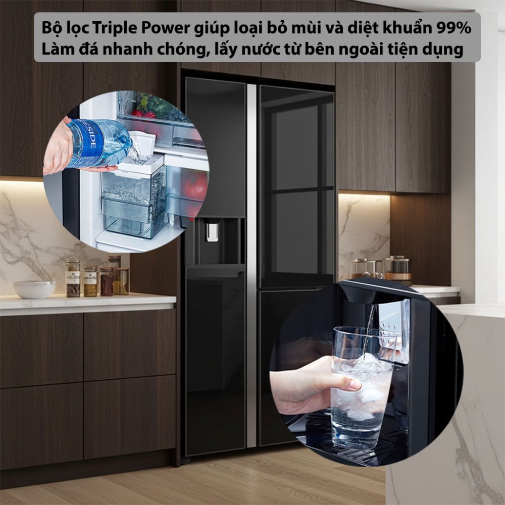 Tủ lạnh Hitachi Inverter 569 lít R-MX800GVGV0(GBK) - Hàng chính hãng