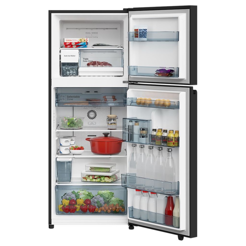 Tủ lạnh Hitachi inverter 374 lít HRTN6408SAGMGVN - Hàng chính hãng