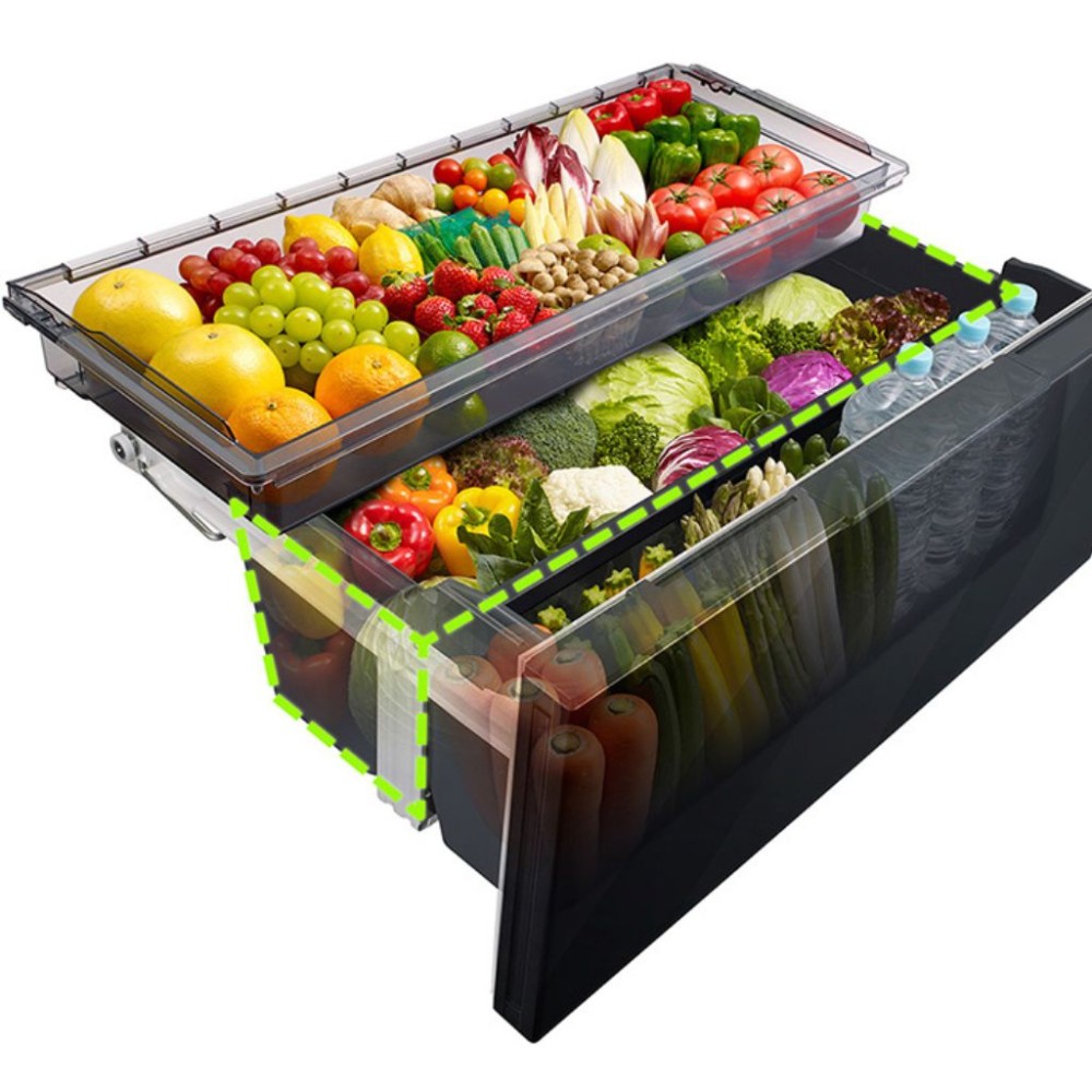 Tủ lạnh Hitachi inverter 670 lít R-GW670TV - Hàng chính hãng