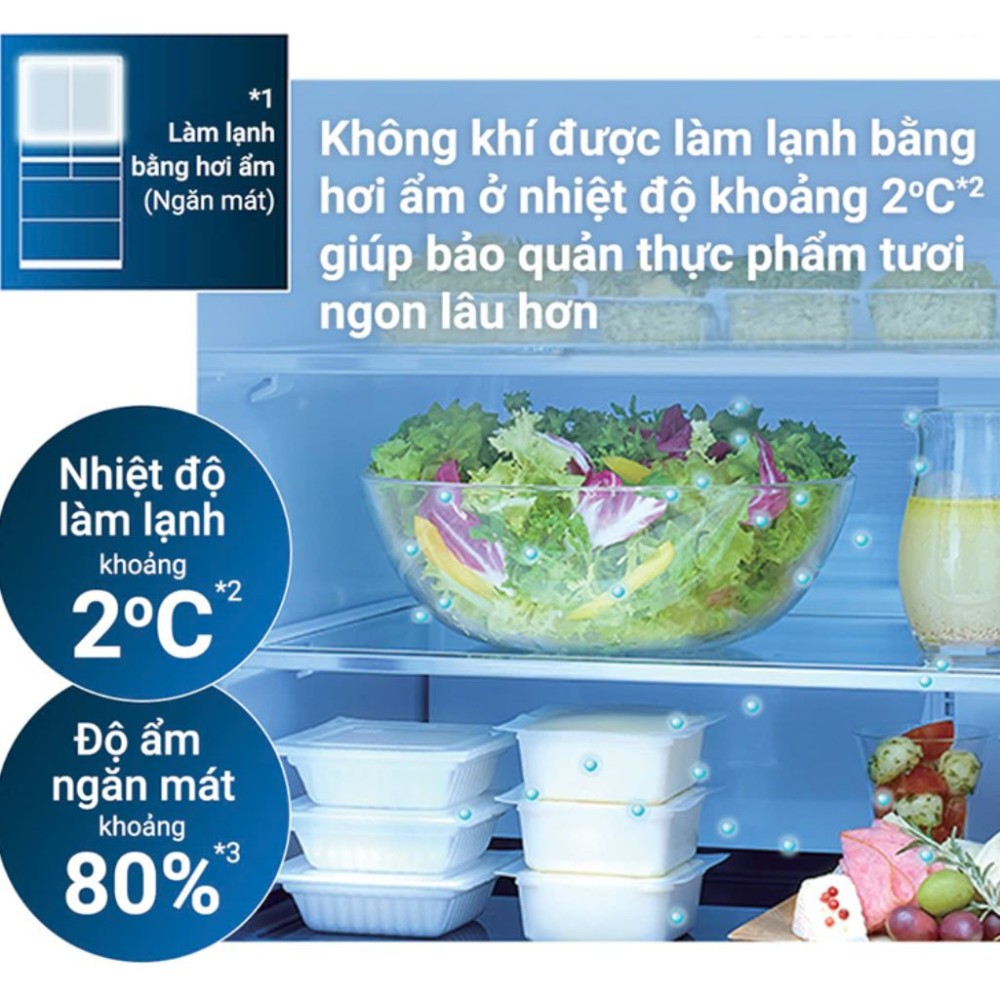 Tủ lạnh Hitachi inverter 670 lít R-GW670TV - Hàng chính hãng