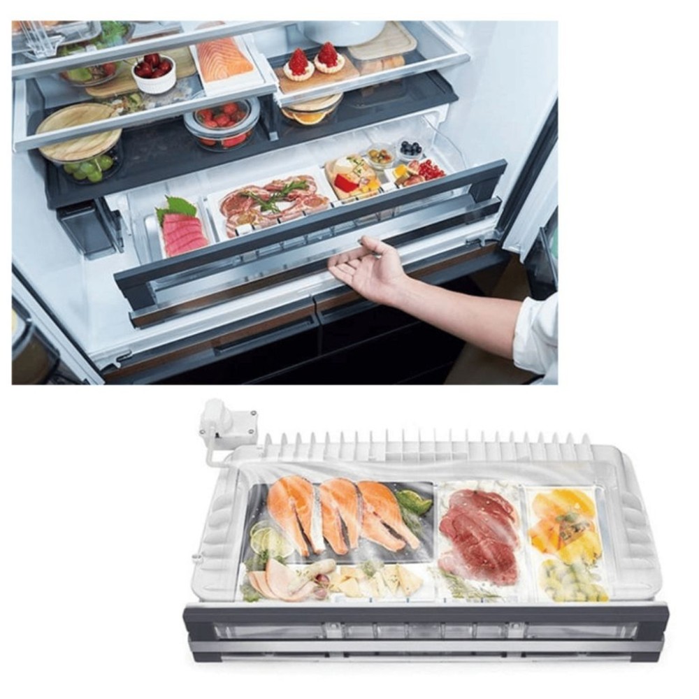 Tủ lạnh Hitachi inverter 670 lít R-GW670TV - Hàng chính hãng